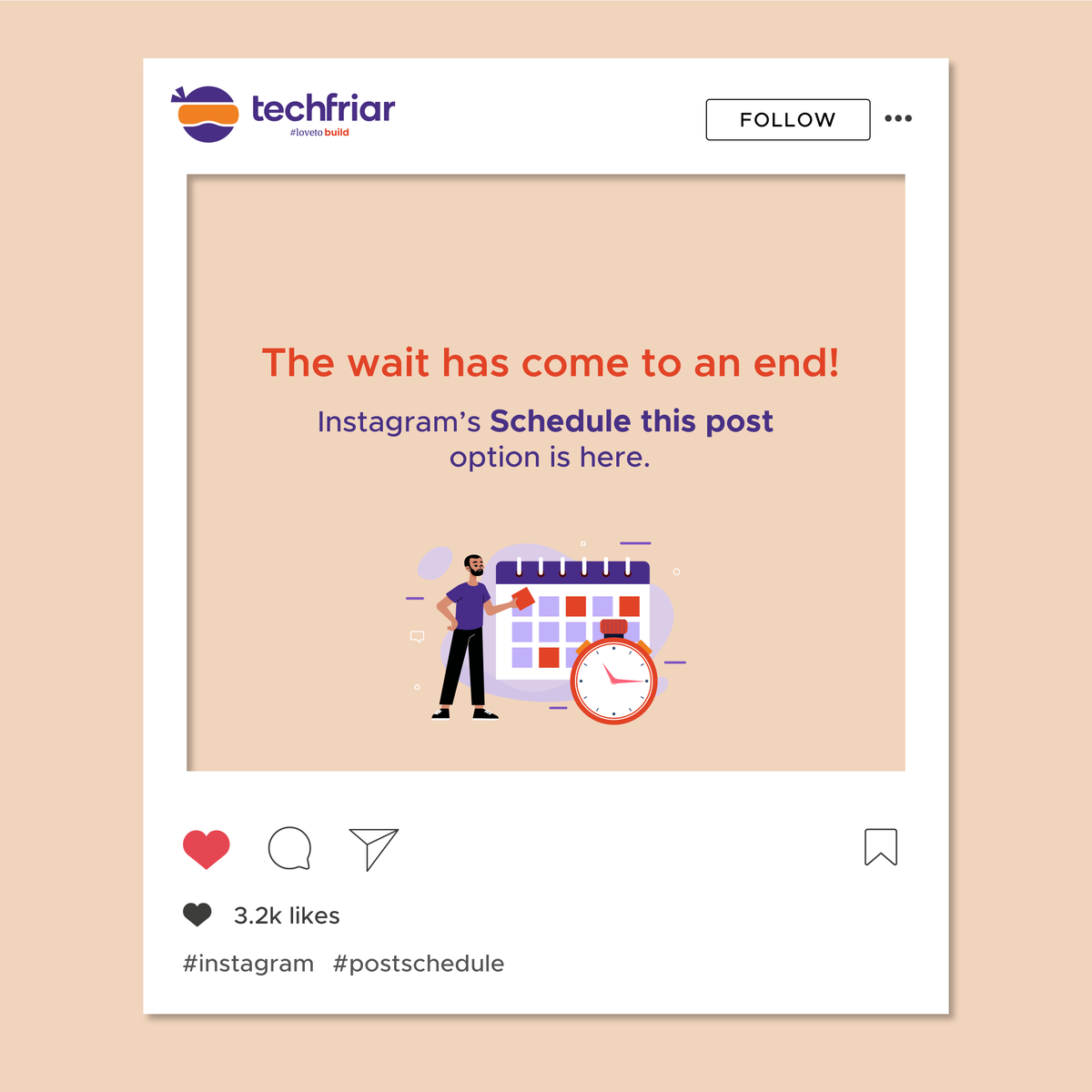 techfriar's tweet image. The long-awaited post-scheduling tool is here on Instagram for creators and businesses. This helps you to schedule photos, carousels, and reels direct in the app up to 75 days in advance.

#instagram #postscheduling #recentupdate #trending #techfriar