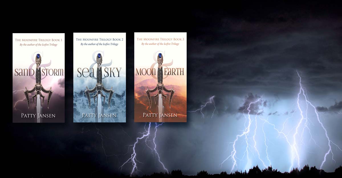 Moonfire Trilogy Epic, post-apocalyptic fantasy. Get book 1 here #fantasy #darkfiction books pattyjansen.com/pages/moonfire…