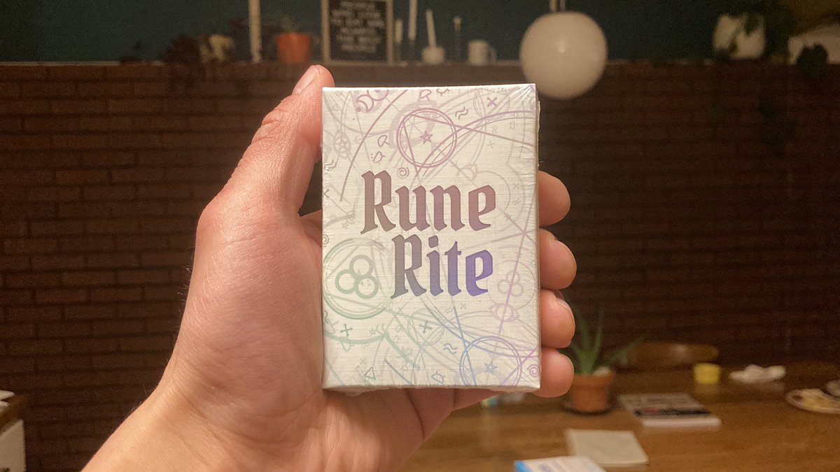 Excited to playtest Rune Rite from @a_man_possessed! I’ve been seeing some pictures from plays already and it looks pretty stinking cool 😎