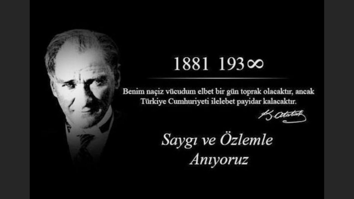 Aziz hatırası önünde saygıyla eğiliyorum.