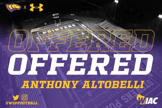 After a great call with <a href="/CoachVenne/">Coach Venne</a> and <a href="/coach_lacombe/">Trenton LaCombe</a> I’m happy to announce I’ve received my first offer from UWSP! #rolldawgs