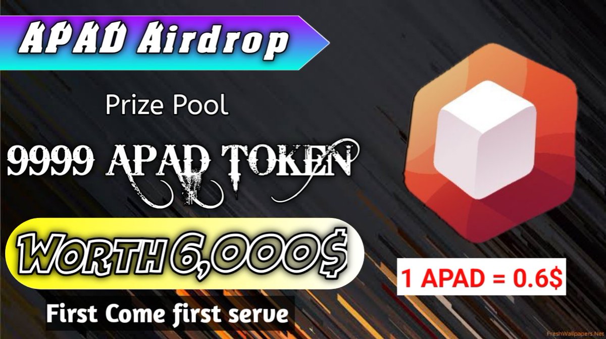 Massive #fcfs #Giveaway 🔥🔥

😱😱 Total Giveaway Pool - $6,000 Worth APAD Token

To Enter ⤵️
➡️ Follow 
<a href="/VirtualLand_/">Virtual Land || Metaverse ❤️‍🔥</a> &amp; @APAD_ai

➡️ Like, RT &amp; Tag 3 Friends
➡️ Finish Gleam : gleam.io/wEymB/apad-tok…

#Giveaway #Airdrop #fcfs #NewAirdrop #New_Airdrop