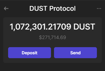 0xFreeLunch's tweet photo. I am afraid that I can't send us to Valhalla.
But I am not dumping either.

Raydium $DUST pools are still open.

@frankdegods, I guess you are stuck with your Honda CRV till the next bull cycle.😅🫡 https://t.co/ujtjVqiIFP