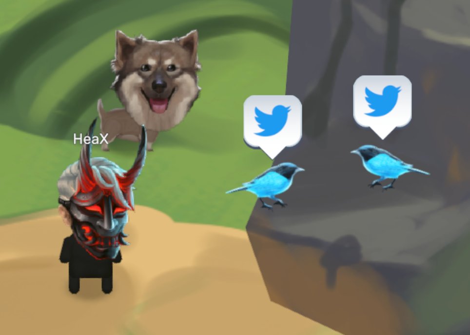 HeaxSama's tweet photo. You can now tag @MoonsamaNFT @ExosamaNFT @PondsamaNFT or @RaresamaNFT and your tweet will show up in the #PondsamaNFT metaverse https://t.co/aVu6uAQ74u