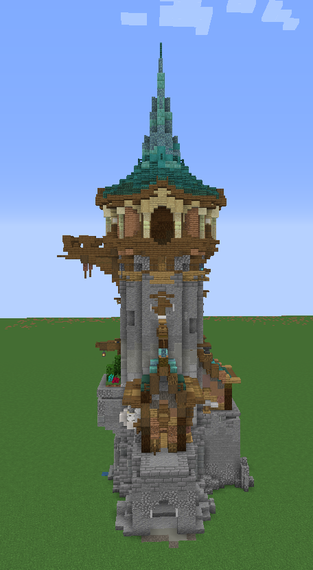CertL6's tweet photo. 桀桀桀，抓个小朋友进塔
#Minecraft 
#minecraft建築コミュ 
#Minecraftbuilds https://t.co/QvNTC7iB88