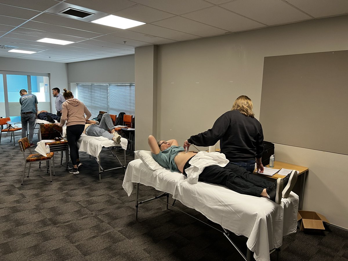 georgentou1's tweet photo. Successful second #POCUS lungs 🫁 and diaphragm for 7 physiotherapists and 1 ED doctor 
Thnx again to @dan_seller for inviting us here 
Thnx again to @GEHealthcare @PhilipsHealth and @Mediquip_Aus for your support https://t.co/0DWaeF2ouB