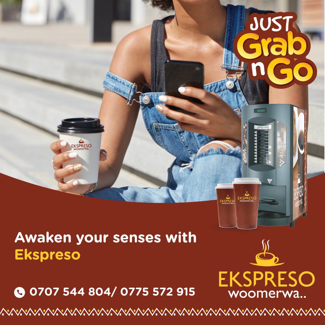 Ekspreso_W's tweet photo. Wake up with a delicious cup of coffee to brighten your day. 

Simply contact us at 0707 544 804/ 0775 572 915
Or Email: ekspreso.woomerwa@gmail.com for more information. 

#Ekspreso #Woomerwa https://t.co/CxbAaPYA7O