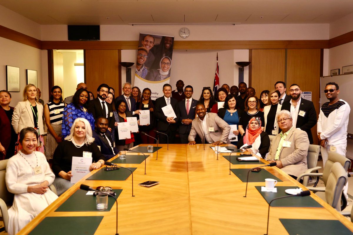 FECCA launches the Multicultural Community Health Leaders Network at Parliament House: mailchi.mp/fecca/multicul…