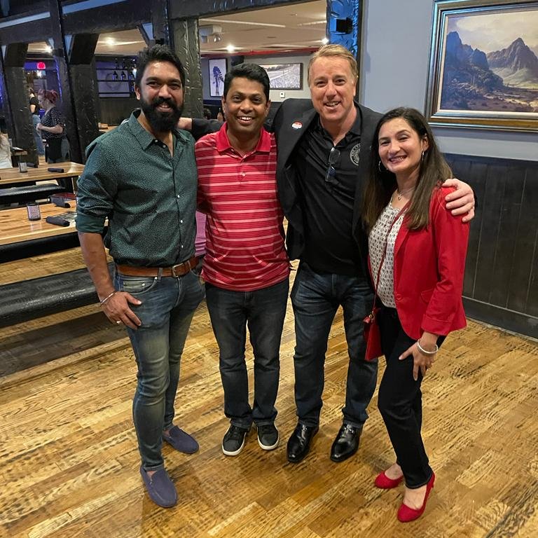 KhushSR's tweet photo. It's always a pleasure meeting you @RepPatFallon. Many congratulations on your well-deserved victory! We are always with you. Keep Rocking in DC! #IndiansforFallon #RNCTX #RNC https://t.co/D0XwGUzA7k