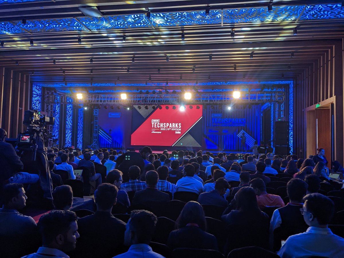 simon0tony's tweet photo. Day1 at #TechSparks2022 #tstweetshop looking forward https://t.co/MPYYCvtOJp