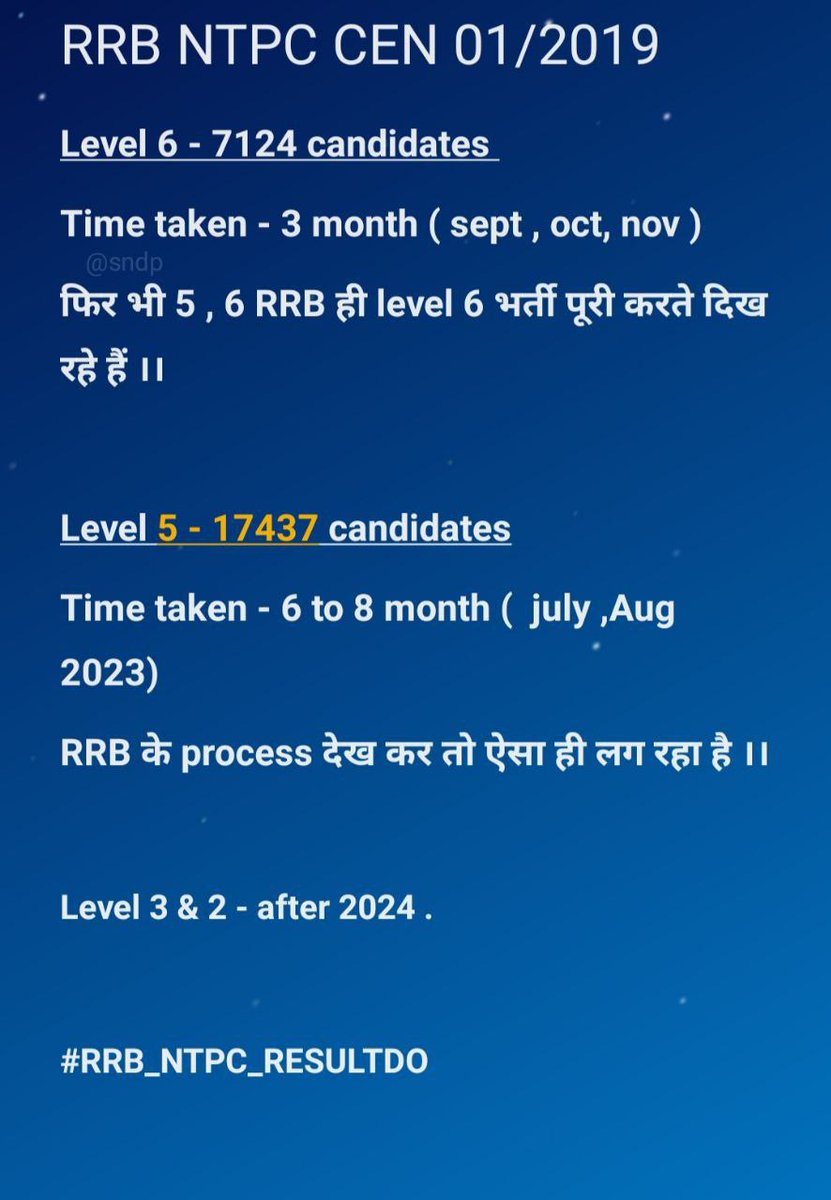 Manishk74494458's tweet photo. #RRB_NTPC_RESULTDO
Release all level ntpc result fastly if you do not do then you should resign your post immediately..
#RRB_NTPC_RESULTDO
@RailMinIndia @PMOIndia @RahulGandhi @AshwiniVaishnaw @ndtvindia @ravishndtv https://t.co/bnoebW7LoK