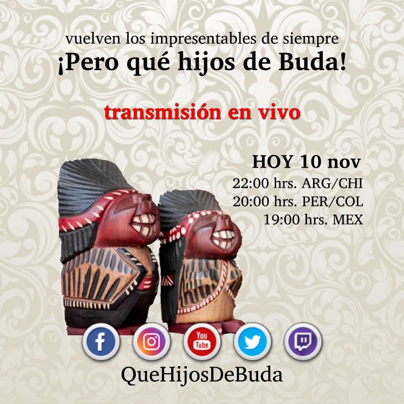quehijosdebuda's tweet photo. ¡ESTÁN DE REGRESO! 
HOY vuelven, Francisco Jorquera Valdés y Mauricio Onetto, a su programa de radio habitual
¡Pero qué hijos de Buda!

@fjorquerav @mauricioonetto 

#espiritualidad #humor #crecimientopersonal #futbol #RegistrosAkashicos #birra #cerveza https://t.co/5N3vhptIpe