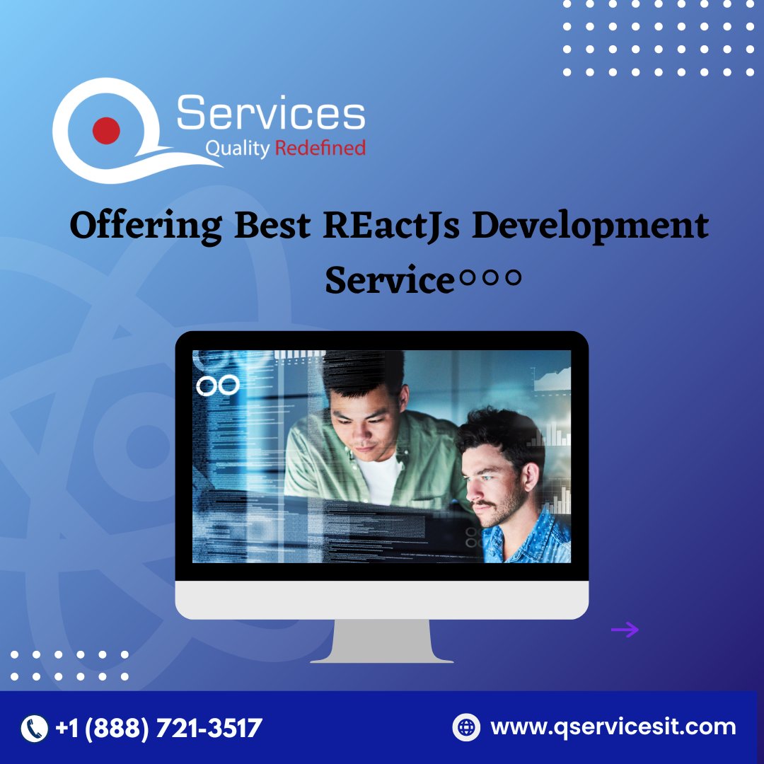 qservicesit's tweet image. Create services for the construction of progressive, dynamic #ReactJSwebApplications. By offering excellent #ReactJSdevelopment services, QServices has distinguished itself as a Top #ReactDevelopmentCompany.

👉 Read more: qservicesit.com/blogs/

#Qservices #reactjs