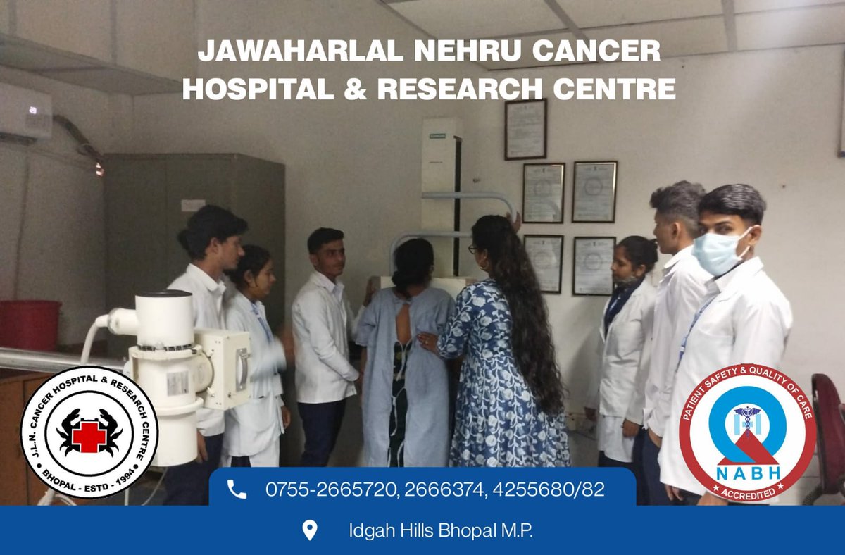 JNCHBhopal12's tweet photo. "जवाहरलाल नेहरू कैंसर हॉस्पिटल & रिसर्च सेंटर भोपाल में पैरामेडिकल के विद्यार्थियों को लाइव ट्रेनिंग देती हुए JNCH के तकनीकी कर्मचारी।"
#Presidentofindia #VPSecretariat #Narandramodi #Shivrajsinghchouhan #amitshah #MoHFW_INDIA #Healthdepartmentofindia #GovernorofMp https://t.co/Q8sWQjZdnh