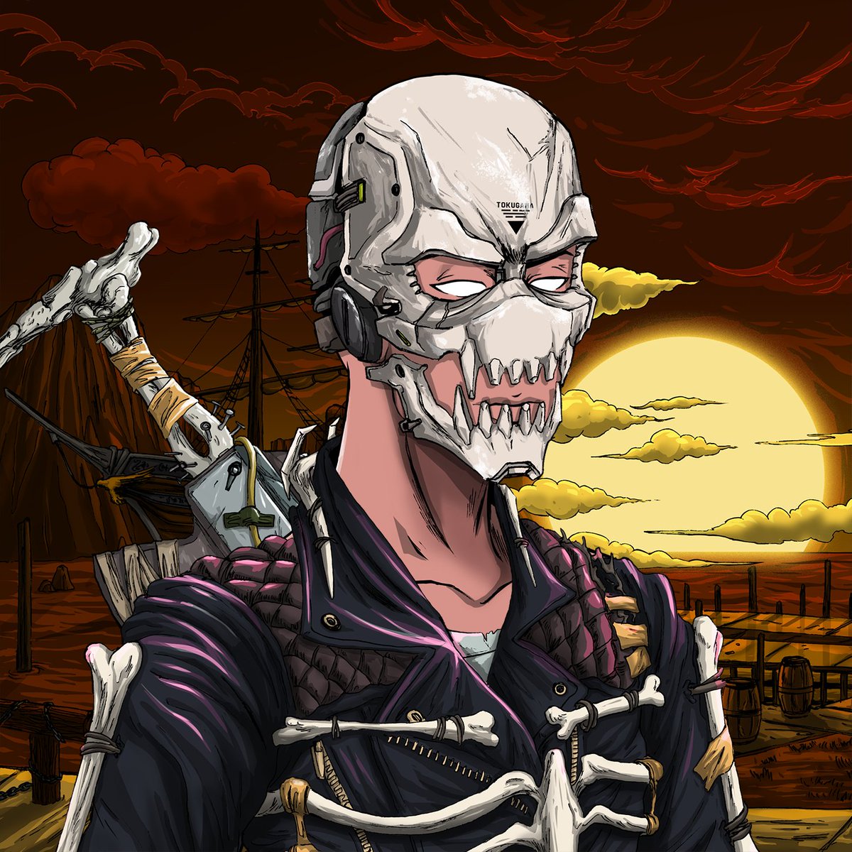 The Bone Collector. 🔱

A brutal mercenary that collects the bones of his victims and uses them to craft weapons and armor. 

You don't want to end up on this guys jacket... ☠️

Engage - 3 Club Passes. (WL)
Lore - 1 VIP Pass. 

🔱 #CNFT #TCCDailyPeeks 🔱