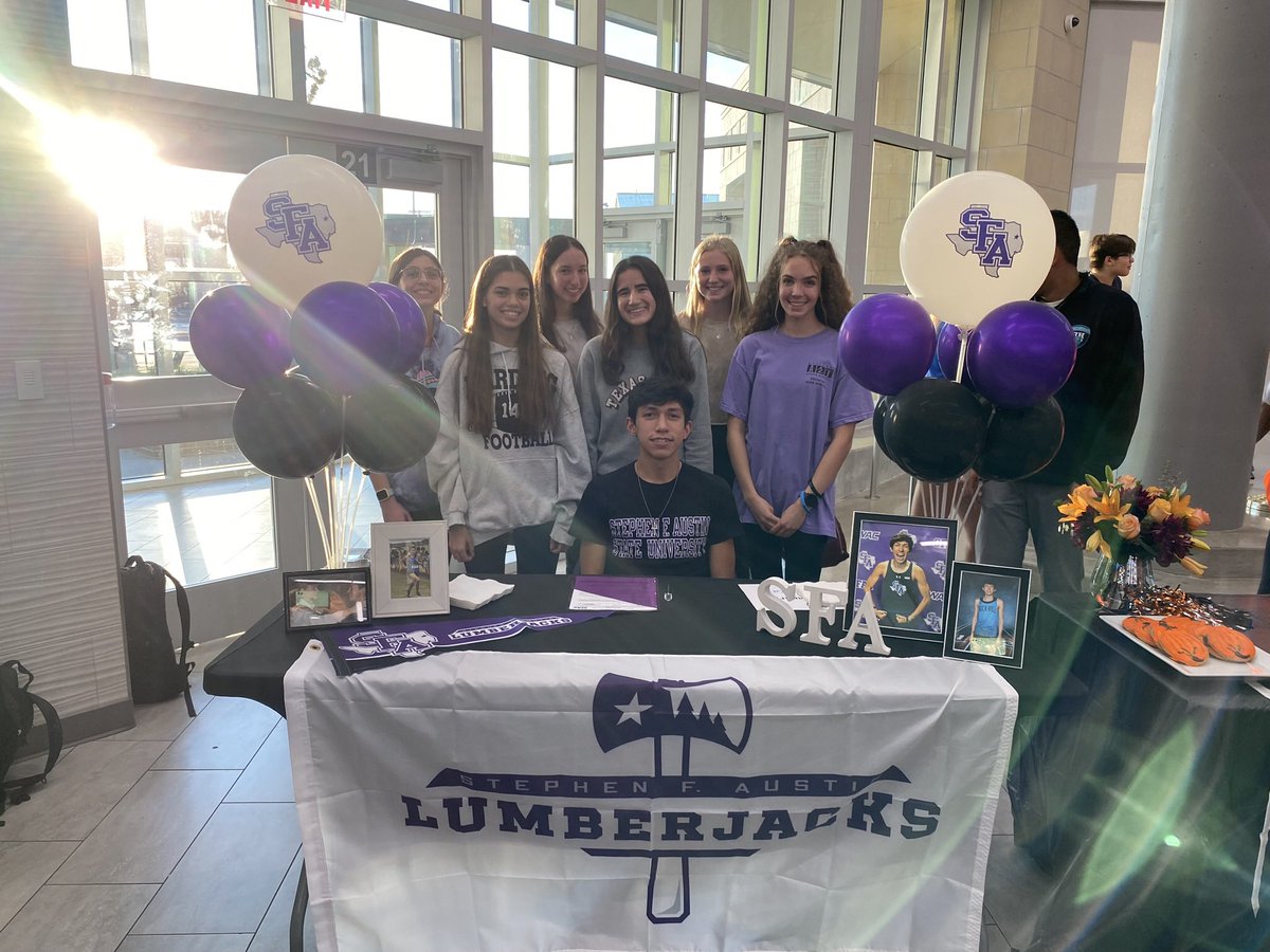 Today was a great day! Thank you for everyone’s support and a big thank you to <a href="/CoachHansenSFA/">Rob Hansen</a> for believing in me. I won’t let you down or the team <a href="/SFA_TFXC/">SFA T&F/XC</a> I will always give you everything I have!