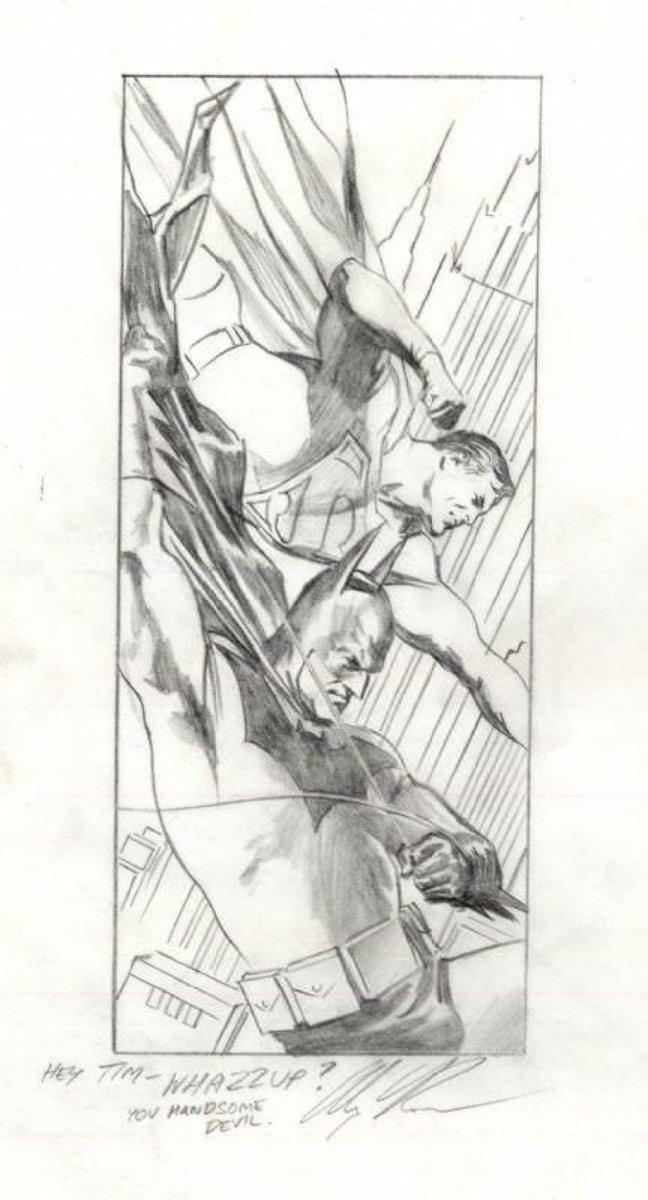 #pencil #batman #superman 