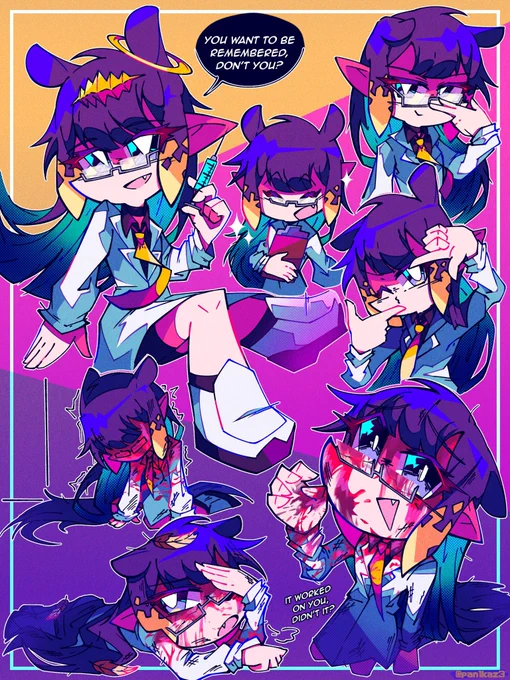 i like purple and drawing hololive english :p#artistsontwitter 