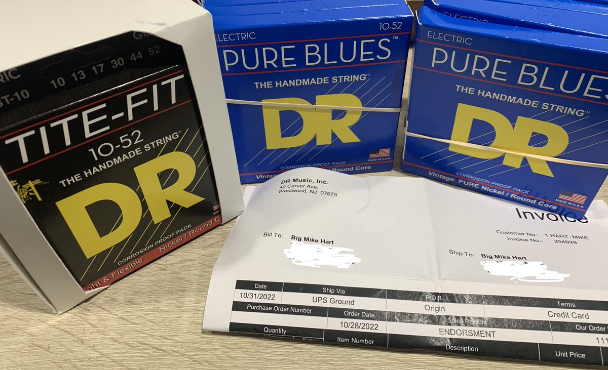bigmike2987's tweet image. Thank you @drstrings … Just in time for tour!