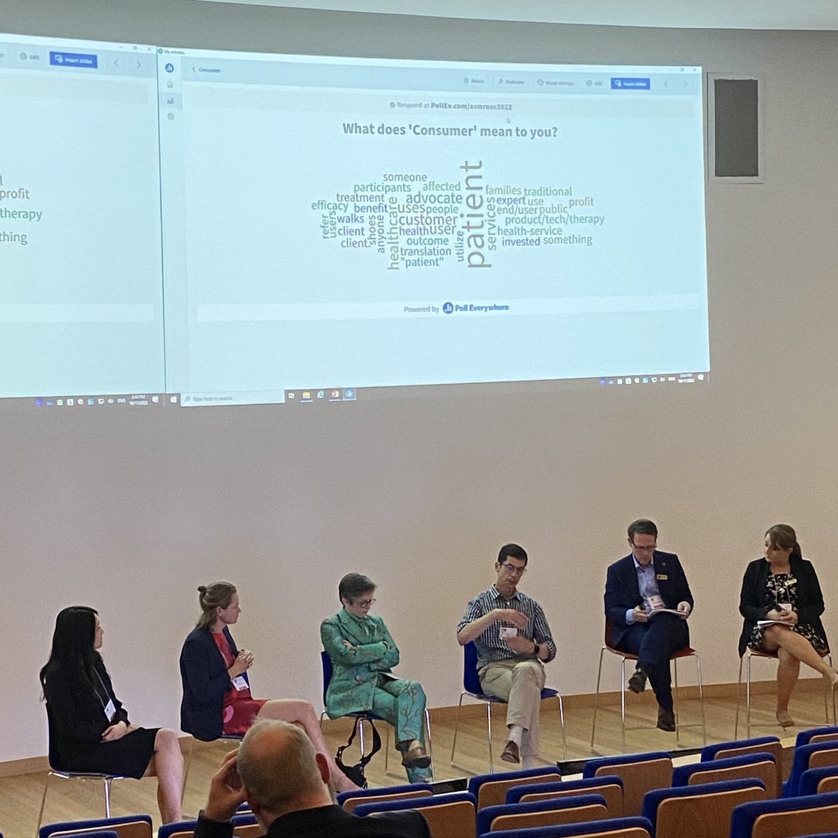 Great panel discussion on #consumer involvement in #health & #medical #research - we should always respect and ask our consumers what they want to be called 
@TheASMR1 #ASMRNSC2022