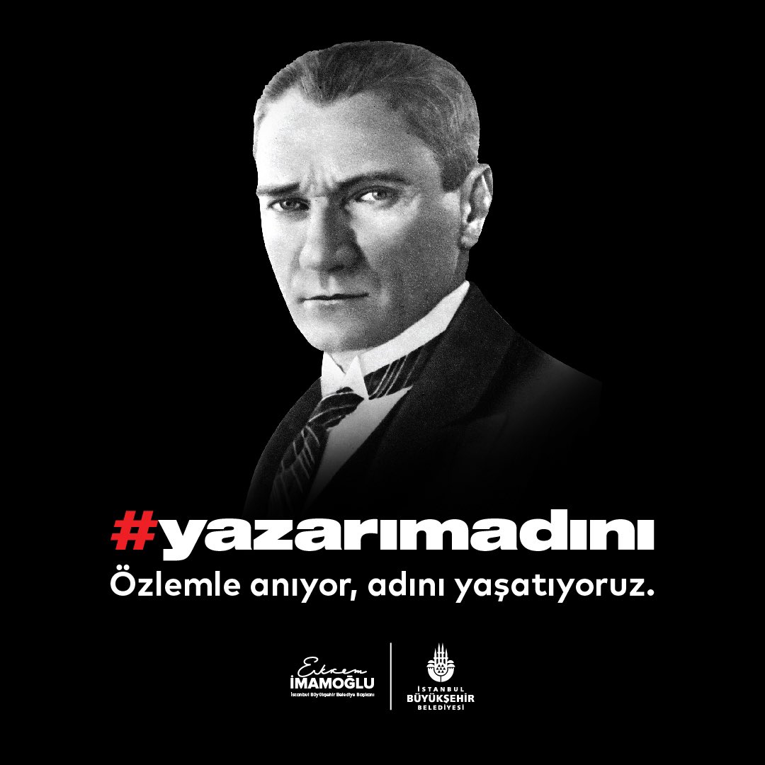 Şehrin her yerine, vatanın her köşesine #YazarımAdını