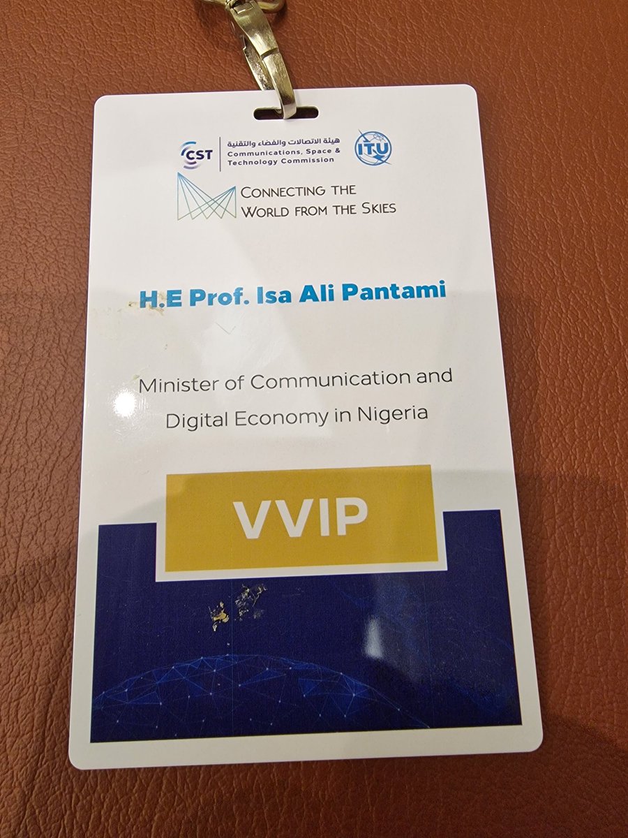 ProfIsaPantami's tweet photo. Connecting the World from the Skies! https://t.co/pPFFwGODZP