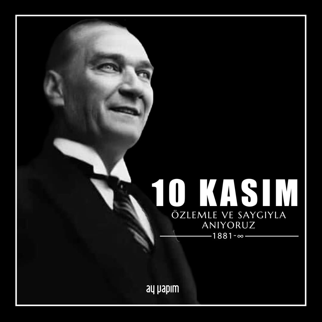 Darmadumandizi's tweet photo. Ulu Önder Mustafa Kemal Atatürk’ü saygı, sevgi ve minnetle anıyoruz. 
#10Kasım https://t.co/q8KvpyfR5E