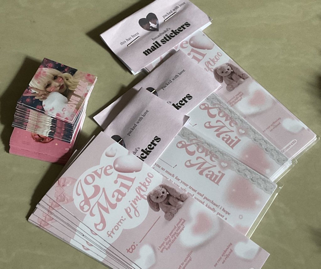 pjmftkoo's tweet photo. #bbudolsproofs #venimails
hi! the mail stickers came na <3 thank you so much for printing them the same day i sent these commissioned seal sticker & ty card 🫶🏻 GULAT AQ SA FREEBIES :( till next time! @busanbudols
big thankiez den kay diva who made time to do these for me 🫶🏻 https://t.co/Cf1bPNxsUG