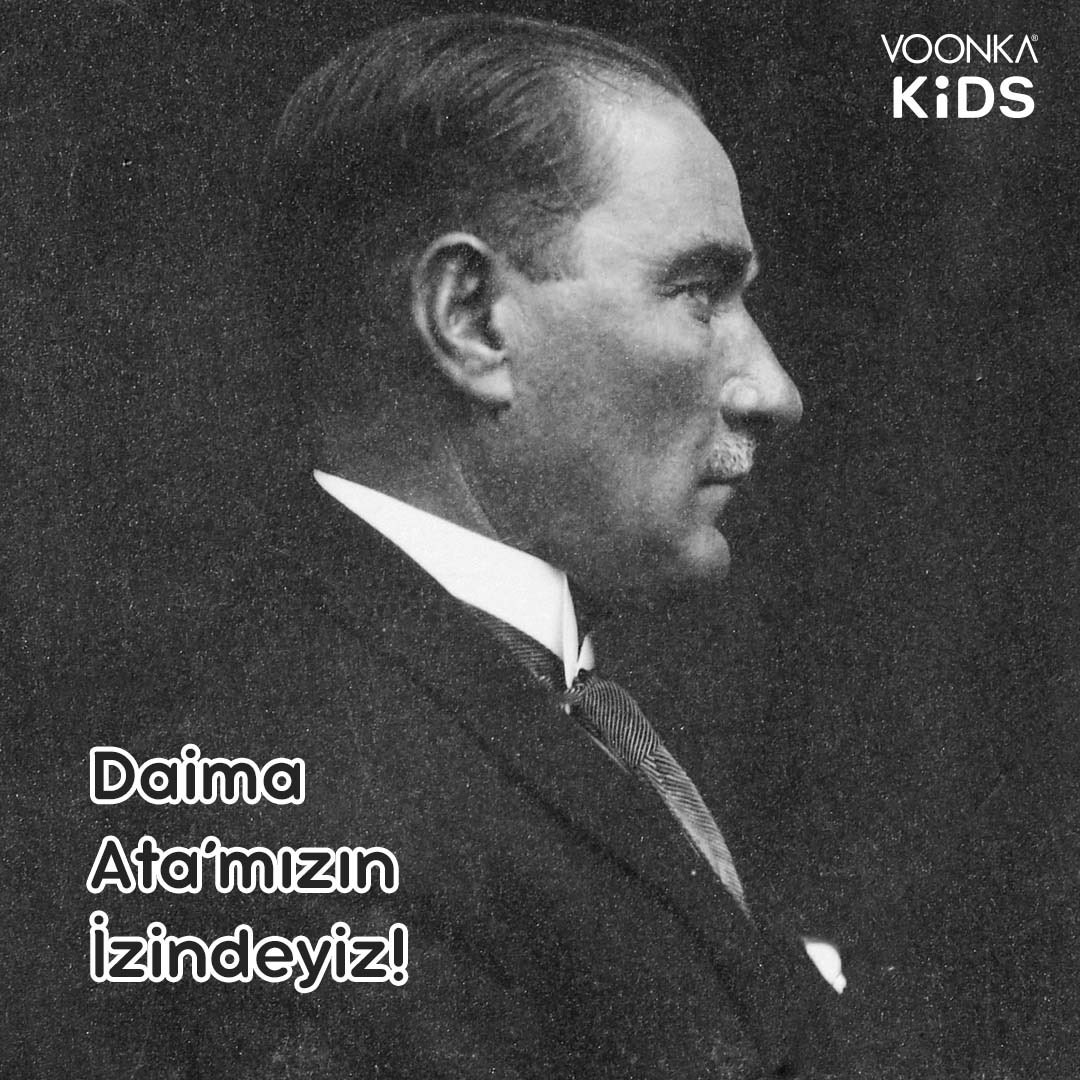 Cumhuriyetimizin kurucusu Mustafa Kemal Atatürk’ü aramızdan ayrılışının 84. yılında minnet ve sevgiyle anıyoruz.
 
#VoonkaKids #MustafaKemalAtatürk #10Kasım