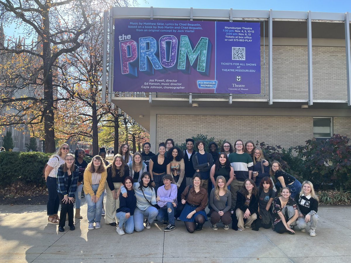 HHS Theatre (@hickmantheatre) on Twitter photo Acting 2, 3, and 4 had a great time seeing The Prom today. Thank you <a href="/MizzouTheatre/">MU Theatre</a> for inviting us! <a href="/cpsfinearts/">CPS Fine Arts</a> <a href="/LeadQPMaryGrupe/">Mary M Grupe</a> Acting 2, 3, and 4 had a great time seeing The Prom today. Thank you <a href="/MizzouTheatre/">MU Theatre</a> for inviting us! <a href="/cpsfinearts/">CPS Fine Arts</a> <a href="/LeadQPMaryGrupe/">Mary M Grupe</a>