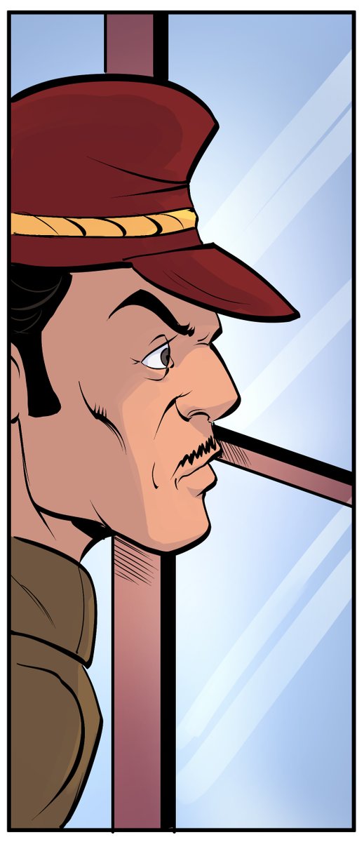 HeadlessGnomes's tweet photo. Meet the constable! The constable is a fair, but suspicious fellow by nature and he's starting to notice the town's missing inhabitants!

Follow along at: https://t.co/JhDotHuNbI

#kickstarter #comics #fangsandfoulplay https://t.co/FvR7ihtJox