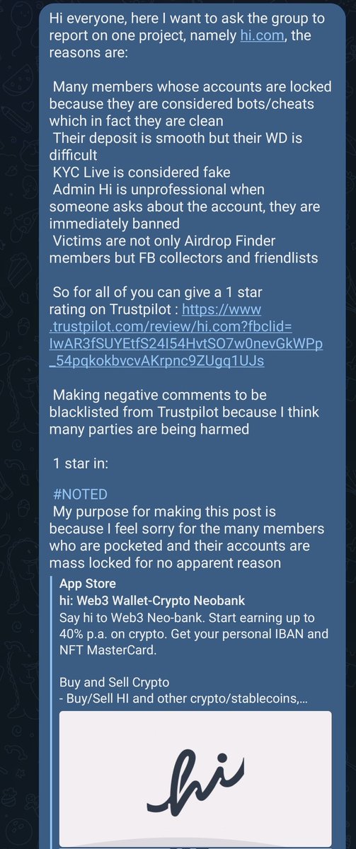 Gaskinspiw's tweet photo. @elonmusk hello elon musk, please delete the twitter account @hi_com_official  , this is a scam project https://t.co/3IRgcgjBcC