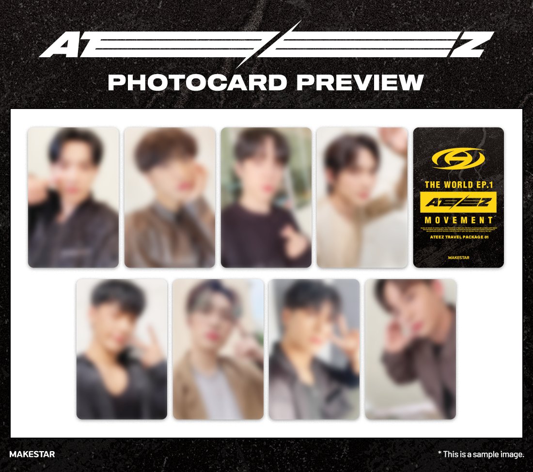 ATEEZ [THE WORLD EP.1 : MOVEMENT] TRAVEL PACKAGE 01 ⏰오늘 마감, D