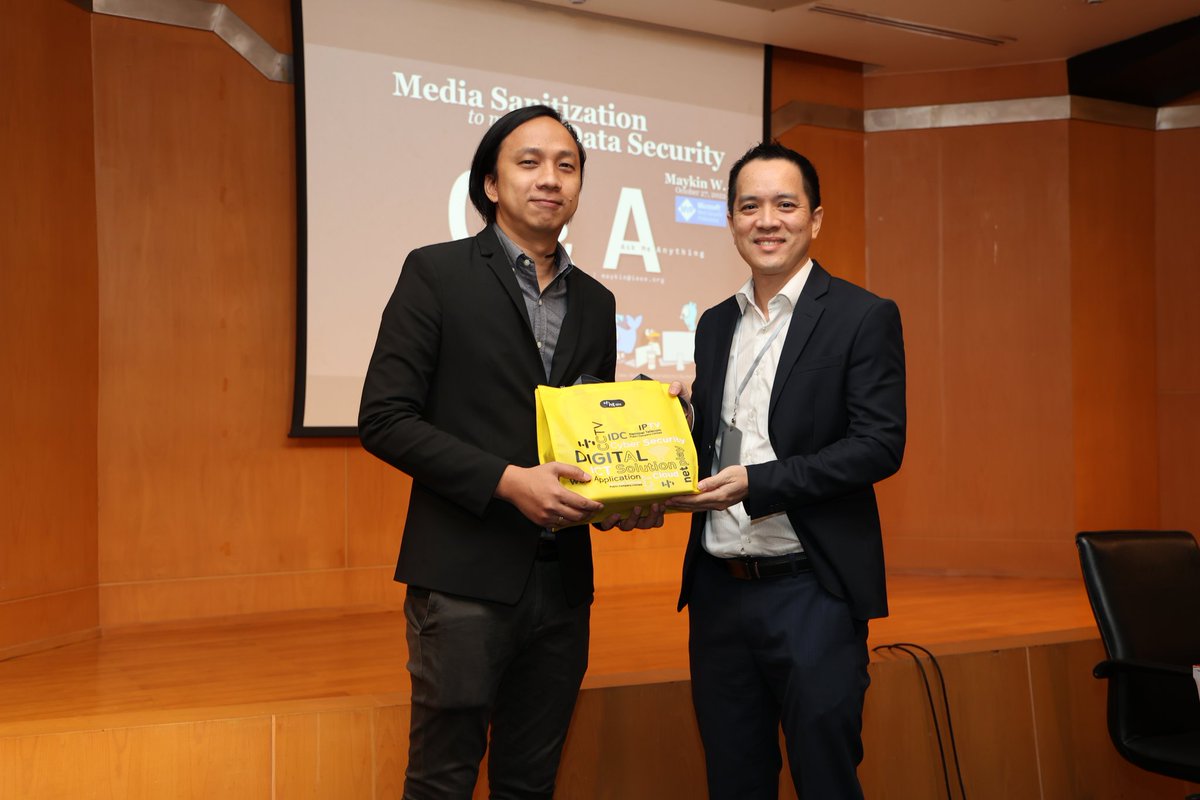 maeklong's tweet image. #MediaSanitization to maintain #DataSecurity
#NationalTelecom #NTPLC