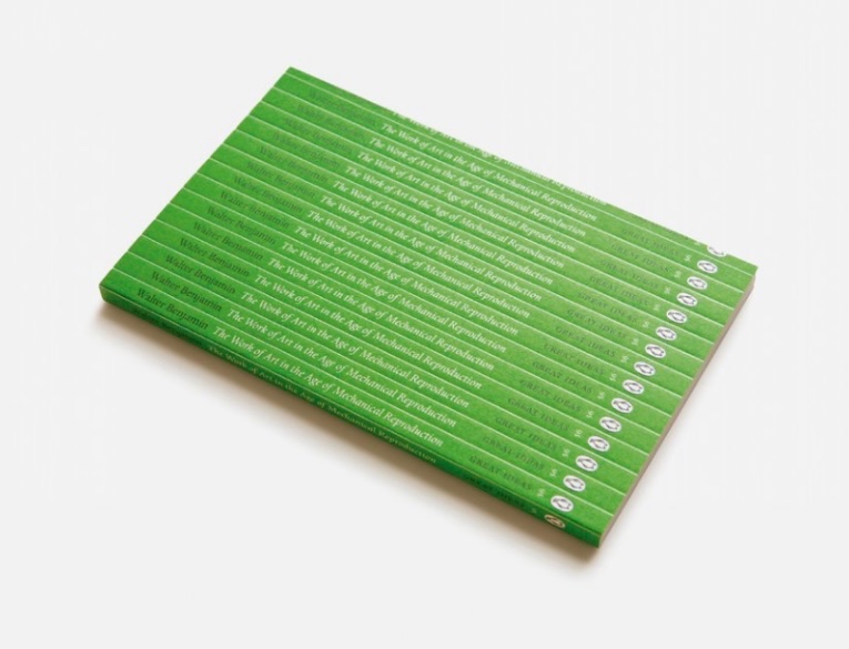 One of my all-time favourite book covers: the Penguin edition of Walter Benjamin’s The Work of Art in the Age of Mechanical Reproduction