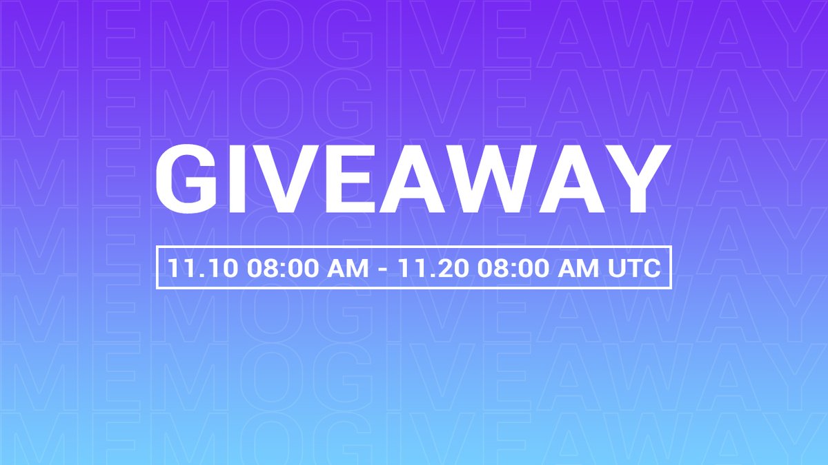 MemoLabsOrg's tweet photo. MEMO GIVEAWAY
Prize: $100 USDT
To Enter:
🎁Follow @Memo_Labs
🎁Like this post
🎁RT this post
🎁Tag 3 friends.
🎁Join https://t.co/Y7YbZJsIvK
20 winners will be chosen. Come and join us!
⏰TIME:11.10 08:00 AM --11.20 08:00 AM (UTC)
#Airdrop #Community #Giveaways https://t.co/TYXHcl631R