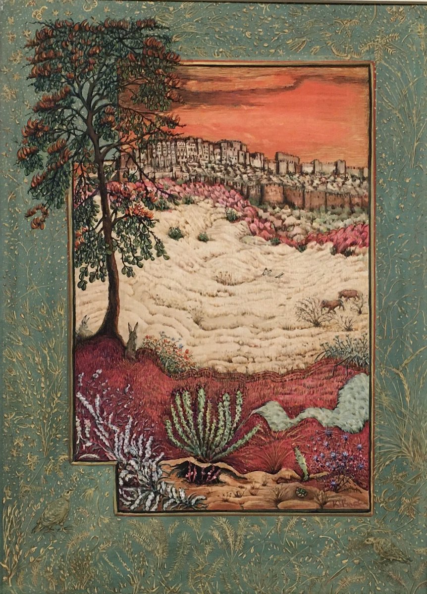 bowen_kate's tweet photo. @mallgalleries @ParkerHarrisCo Opening tomorrow INGDiscerningeye Exhibition. November 2022
My miniature painting 
“Dreaming of #raojodhadesertrockpark #Jodhpur in Lockdown 2021 #mehranghahfort #aindreaemelife SOLD https://t.co/Dmnd2f05tb