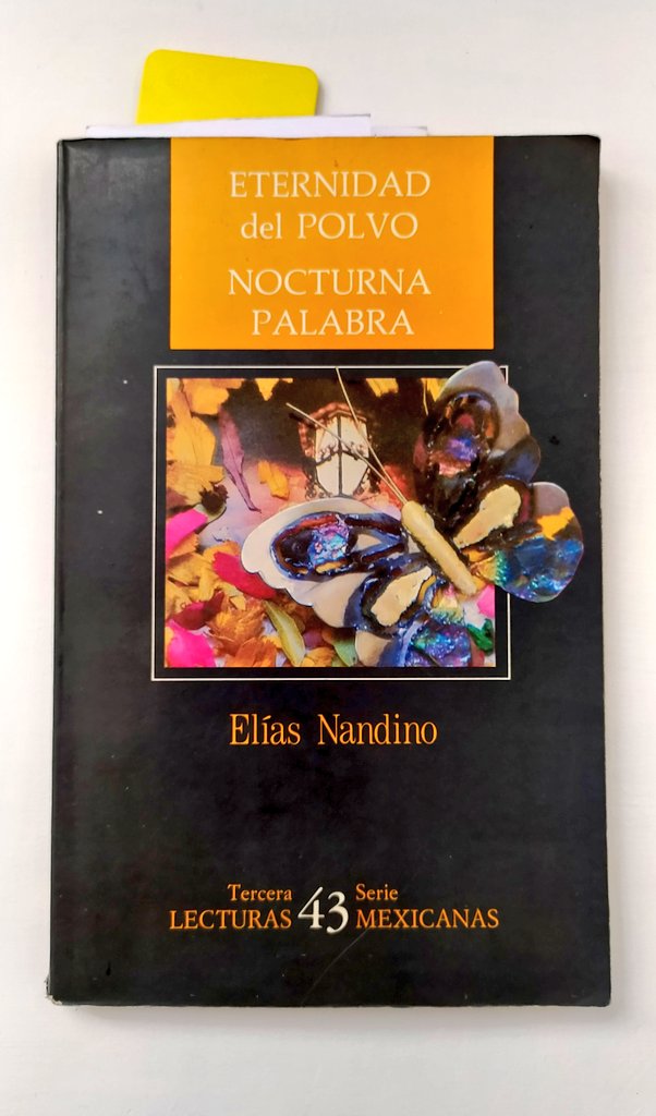 BlackFire1981's tweet photo. Mi libro para el Reto Lector de noviembre. Nocturna Palabra del maestro Elías Nandino. 

#retolector #libros #poesia #poesiamexicana #EliasNandino #poetamexicano #cultura https://t.co/rzc8xvuda0