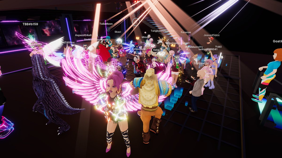 multinft's tweet image. So excited to RAGE with you all this week! 😝🤟 #DCLMVMF22 #Decentraland #MultiNFT #web3 #DCL #digitalfashion @decentraland @DJTRAXNFT @MAMATRAXdcl