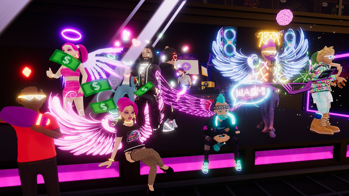 multinft's tweet image. So excited to RAGE with you all this week! 😝🤟 #DCLMVMF22 #Decentraland #MultiNFT #web3 #DCL #digitalfashion @decentraland @DJTRAXNFT @MAMATRAXdcl