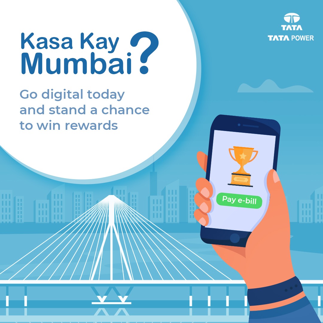 TataPower's tweet photo. Wake up the #DigitalChamp in you along with the possibility to win big rewards for yourself and the environment. Opt for e-bills and #DigitalPayment through #GoDigiGetLucky today!
Smart Baniye, Digital Chuniye, Inaam Jeetiye
15th Aug'22 - 26th Jan'23
#GoDigital #ThisIsTataPower https://t.co/yUJcn2X9rM