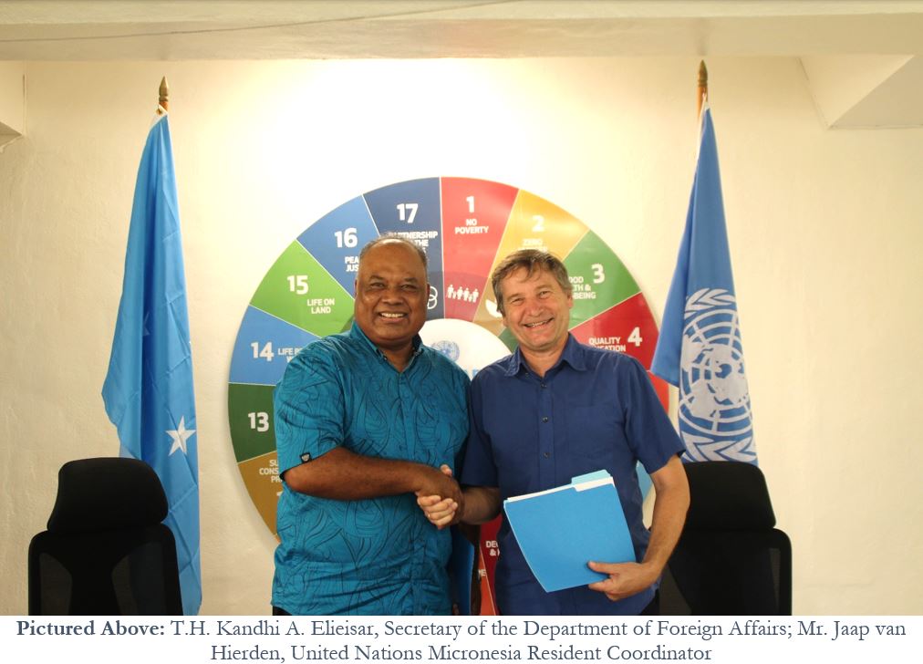 FSMPIO's tweet image. The Federated States of Micronesia Signs Pacific UN Sustainable Development Cooperation Framework 2023-2027: gov.fm/index.php/comp…