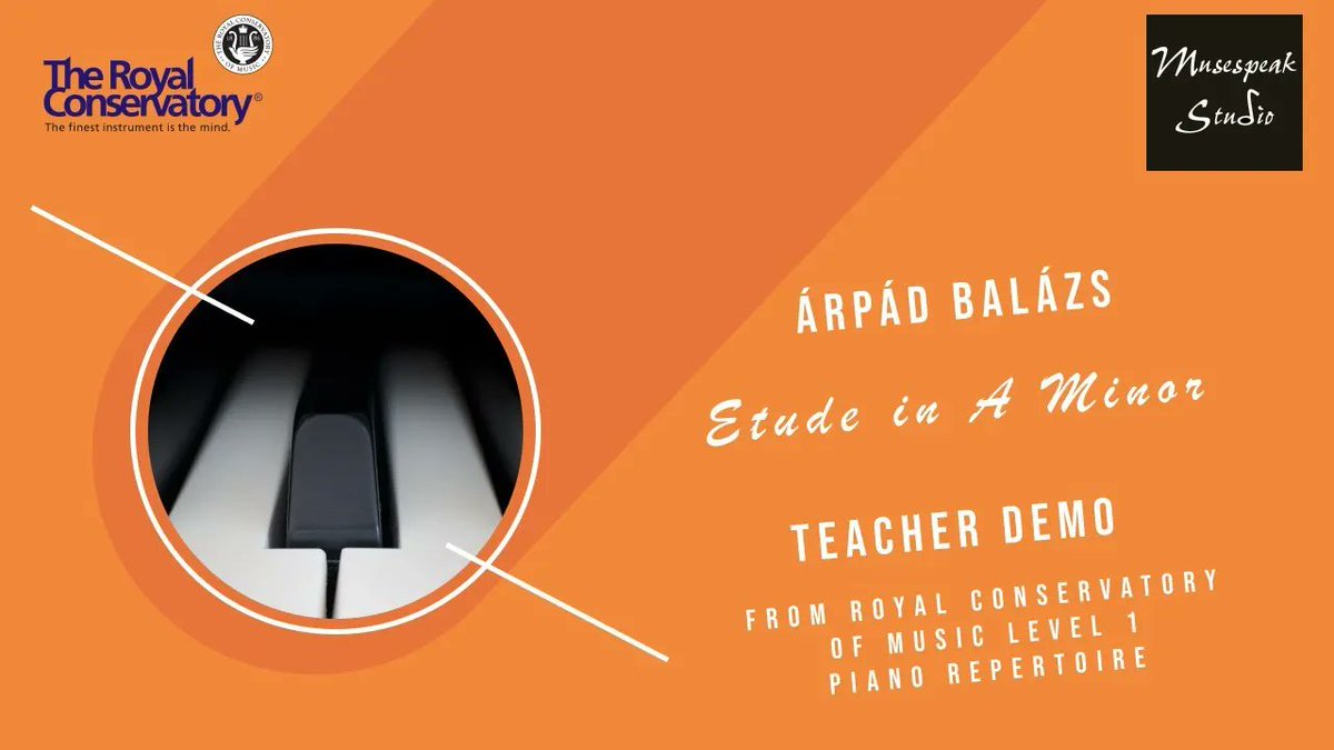 Happy Wednesday! Check out this very rhythmic etude by Árpád Balázs. One of my students is working on this RCM Level 1 (2015 Piano Syllabus). buff.ly/3E2bKfQ #RCM #demowednesday #royalconservatoryofmusic