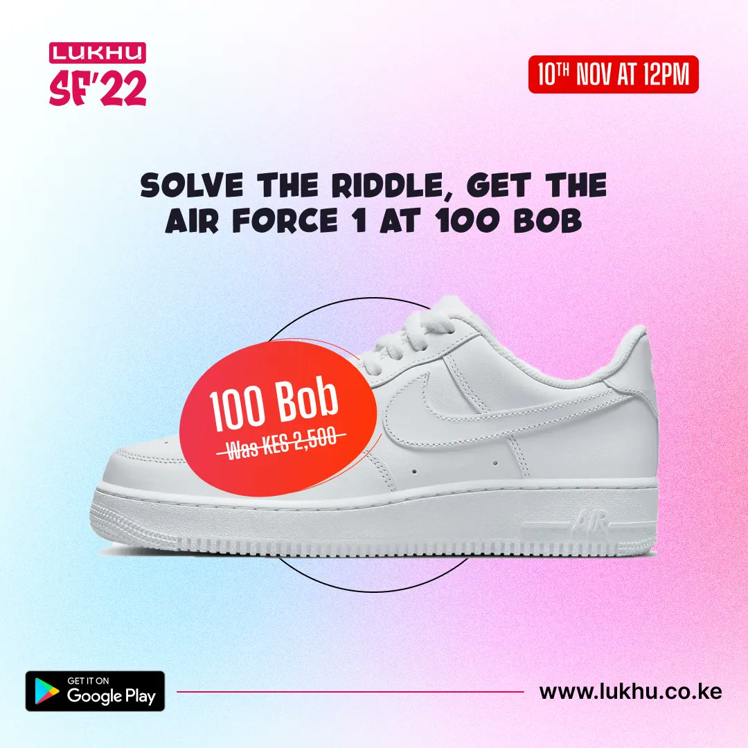 🤩 Another One! 🤩You REALLY don't want to miss this! 
Get the app: buff.ly/3UnE6Xt

#pigalukhu #lukhu #sneakerfest #explore #254fashion