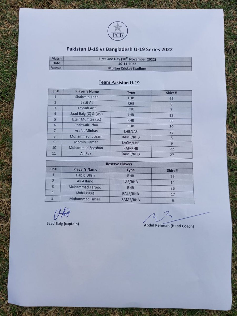 All the best Shahziab! #PAKvBAN #PakistanFutureStars #HimmateMardan