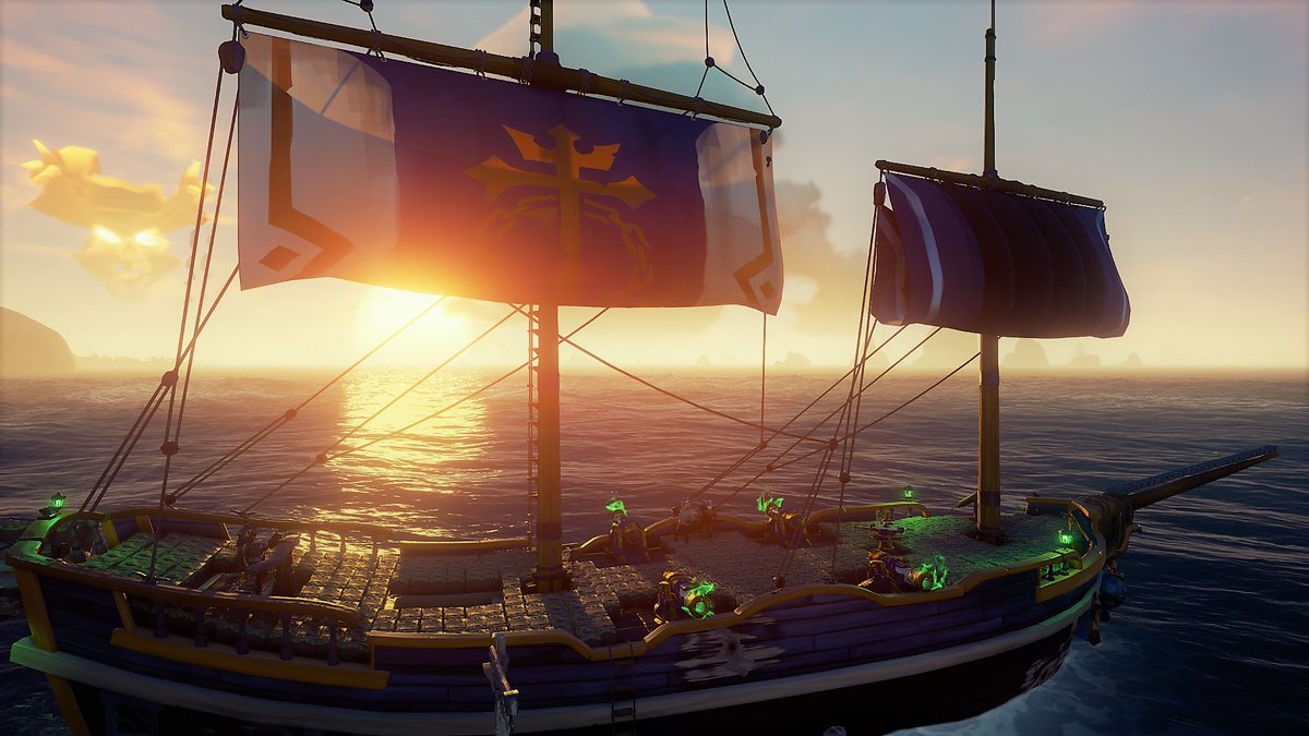 Nothing like 350 crates of rare tea and a sunset 🌅

#SoTShot Theme: Sunset Scenes

<a href="/SeaOfThieves/">Sea of Thieves</a> <a href="/RareLtd/">Rare Ltd.</a> #SeaOfThieves
