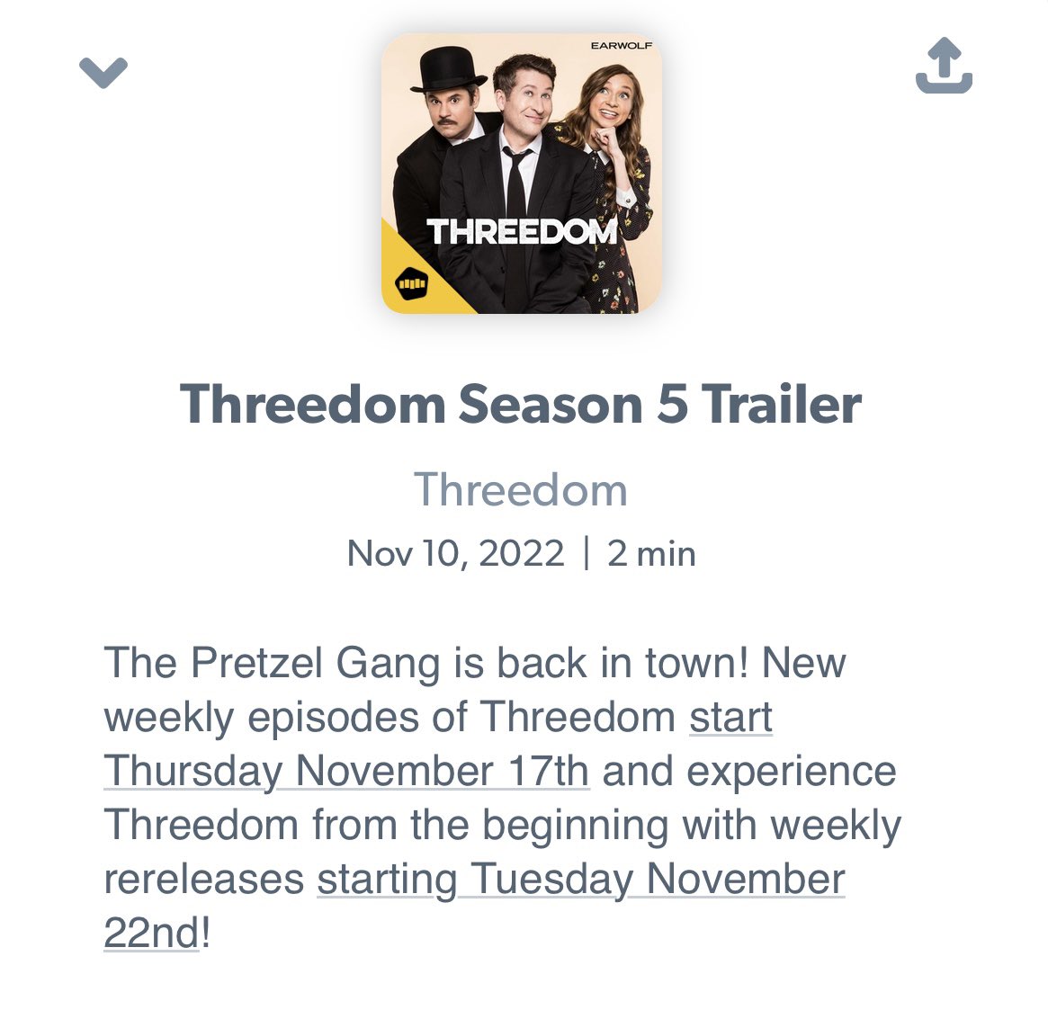 This makes me so damn happy. 🤩 <a href="/threedomusa/">Threedom</a> <a href="/ScottAukerman/">Scott Aukerman</a> <a href="/PFTompkins/">Paul F. Tompkins</a>