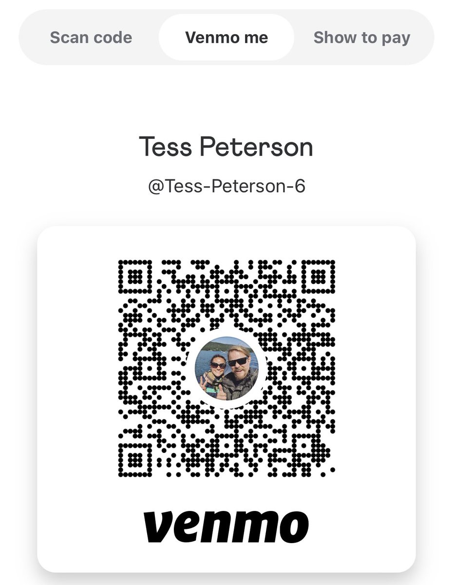 TessAllegra's tweet photo. @Venmo #venmome ! https://t.co/bZ842OLmRB
