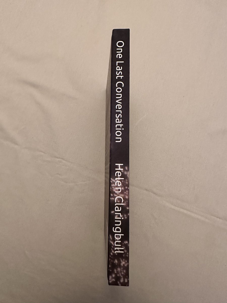 HelenClaringbu1's tweet photo. My own personal copy of my latest book, One Last Conversation, has arrived in hardcover. I rarely read anything other than @AmazonKindle books now, but it still thrills me to have my own novels in ‘real book’ form like this! https://t.co/vDsufNORcy