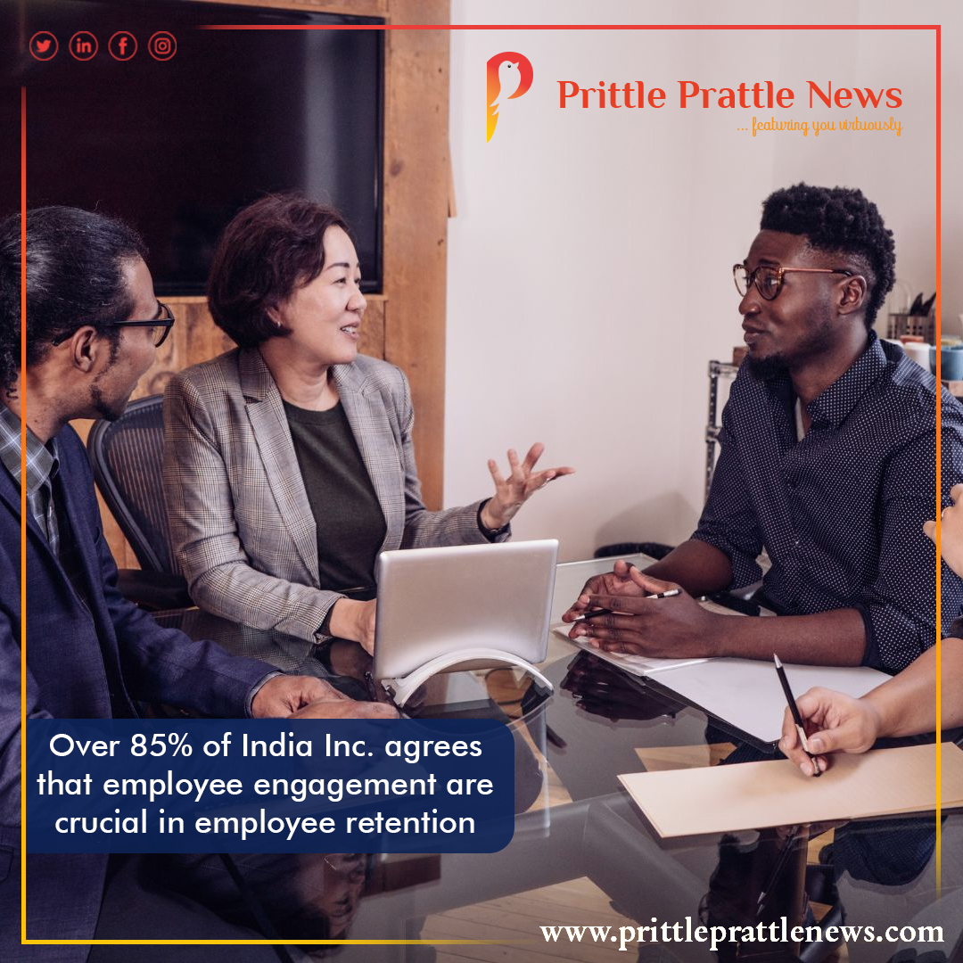 Over 85% of India Inc. agrees that employee engagement are crucial in employee retention.
#india #recruitment #staffing #HR #GeniusConsultants #Employee #Employer #HRsolutions #solution #humanresources 
@GeniusConsult 

prittleprattlenews.com/business/over-…